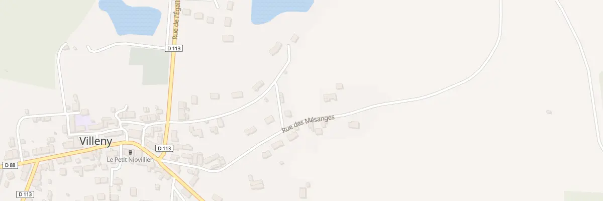 Plan du 17 Rue des Mésanges à Villeny