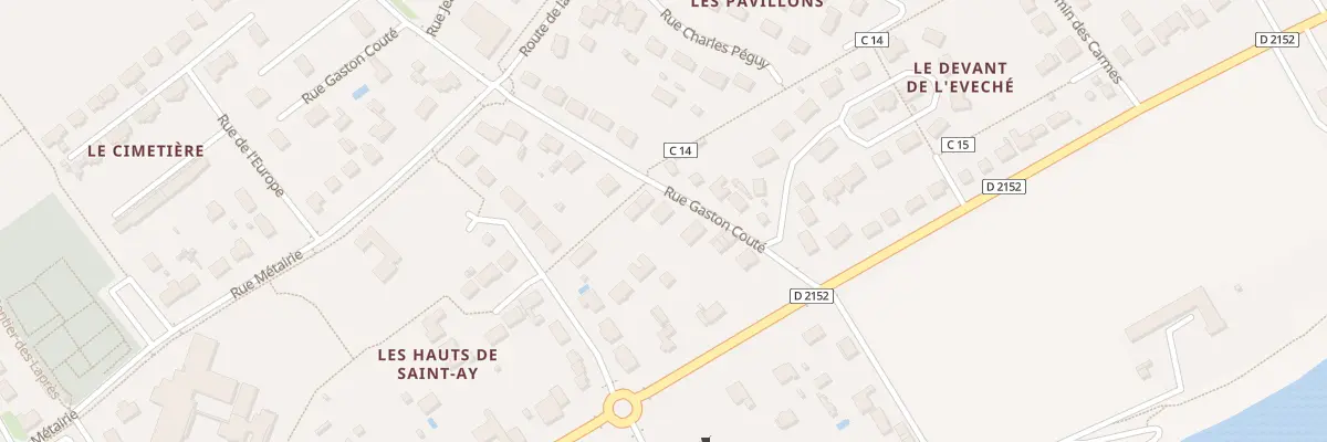 Plan du 5 Rue Gaston Couté à Saint-Ay