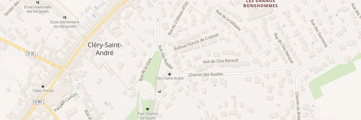 Plan du 7 Rue des Ruelles à Cléry-Saint-André