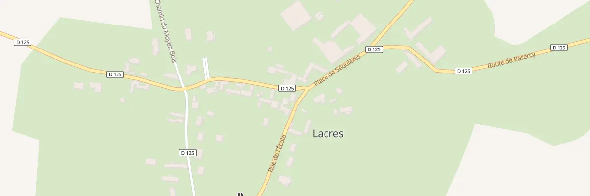 Plan du 10 Rue de l’Ecole à Lacres
