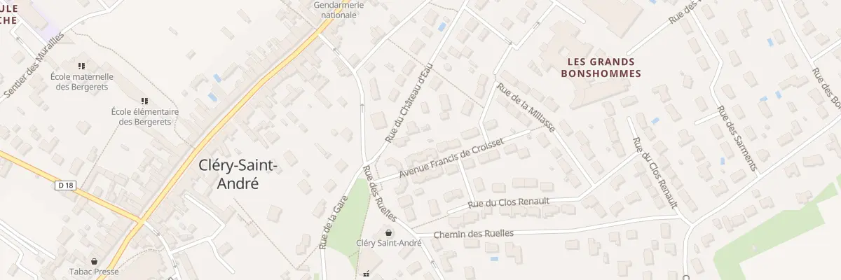 Plan du 34 Rue du Château d’Eau à Cléry-Saint-André
