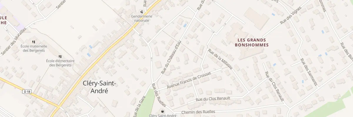 Plan du 84 Rue du Château d’Eau à Cléry-Saint-André