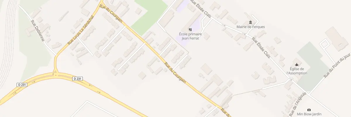 Plan du 13 Rue Emile Zola à Ferques