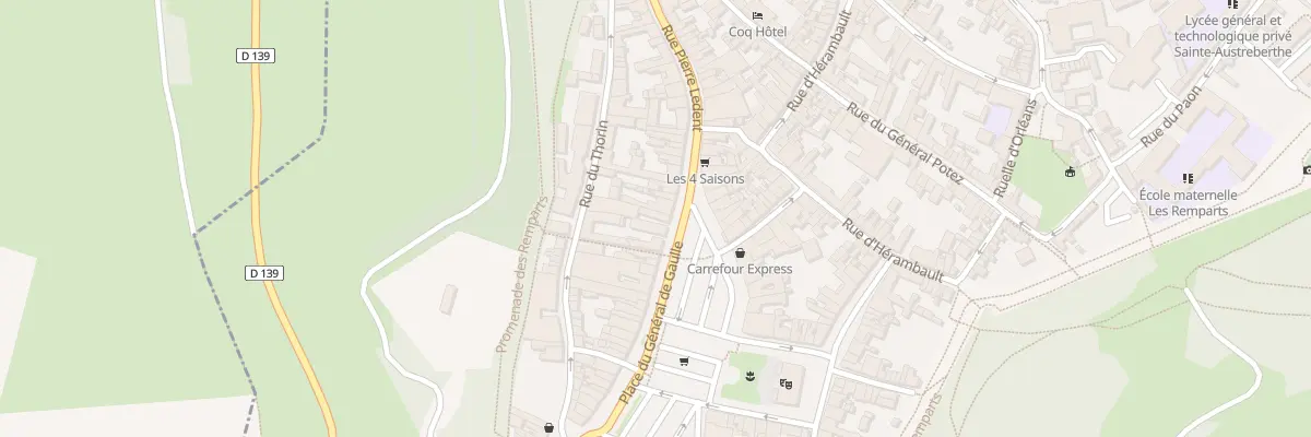 Plan du 55 Pl General de Gaulle à Montreuil-sur-Mer