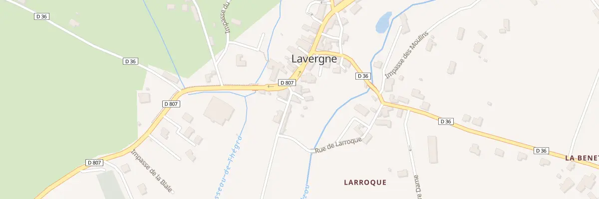 Plan du 5023F Lavergne à Lavergne