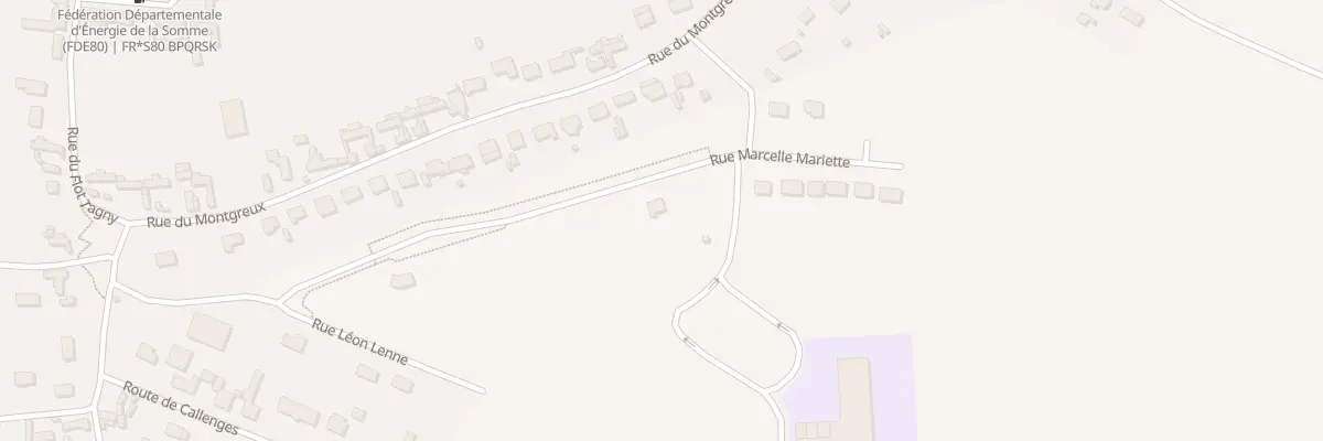 Plan du 12 Rue Marcelle Mariette à Vron