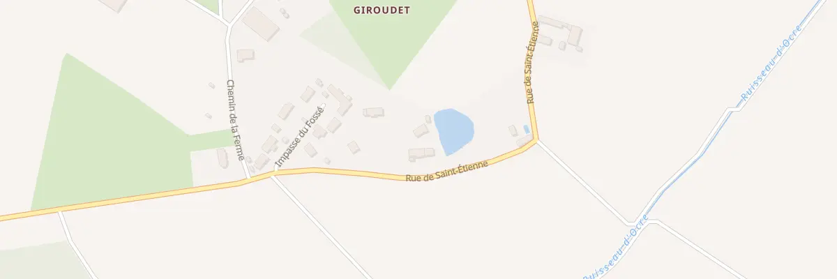 Plan du 5B Rue de Saint Etienne à Écrosnes