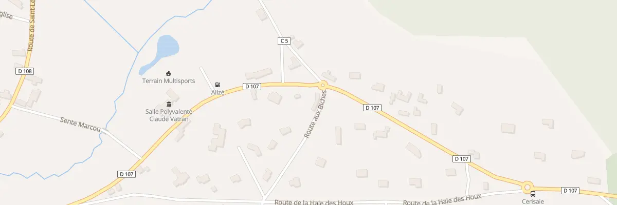Plan du 14 Rte de Rambouillet à Poigny-la-Forêt