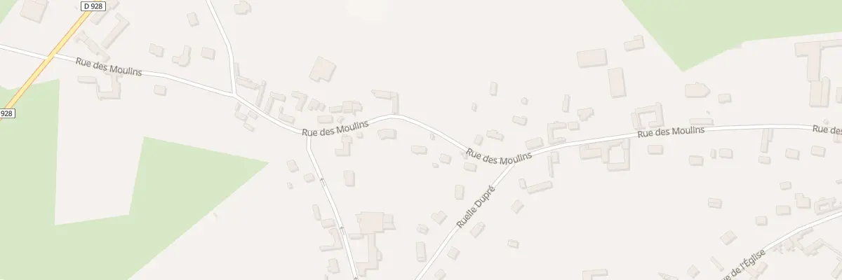 Plan du 25 Rue des Moulins à Huppy