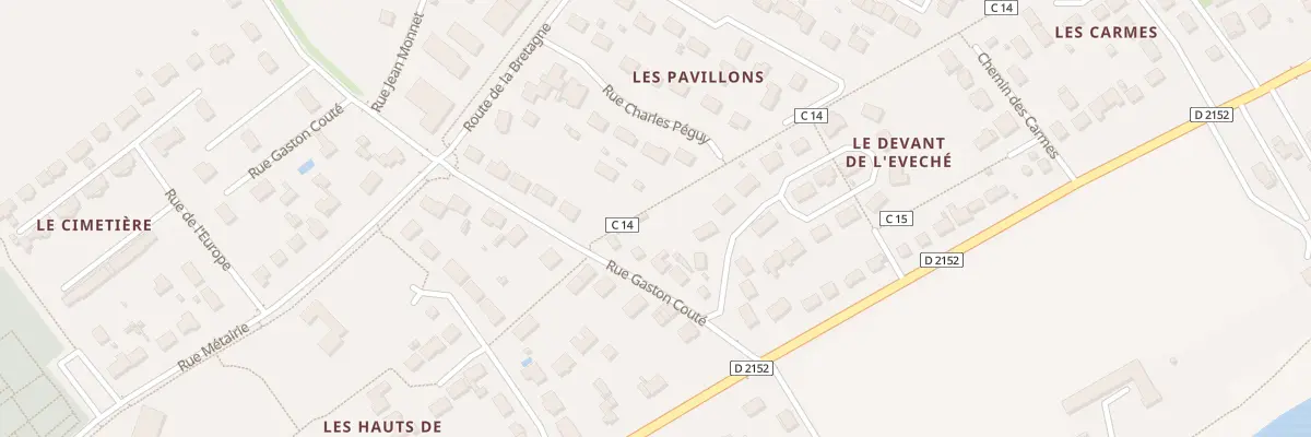 Plan du 8 Rue Gaston Couté à Saint-Ay