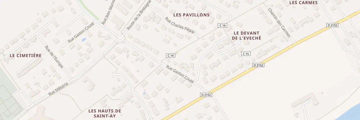 Plan du 6 Rue Gaston Couté à Saint-Ay