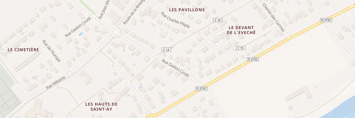 Plan du 4 Rue Gaston Couté à Saint-Ay