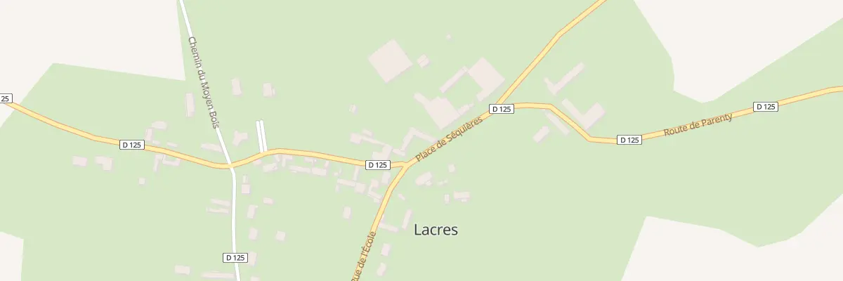 Plan du 33 Pl de Sequieres à Lacres