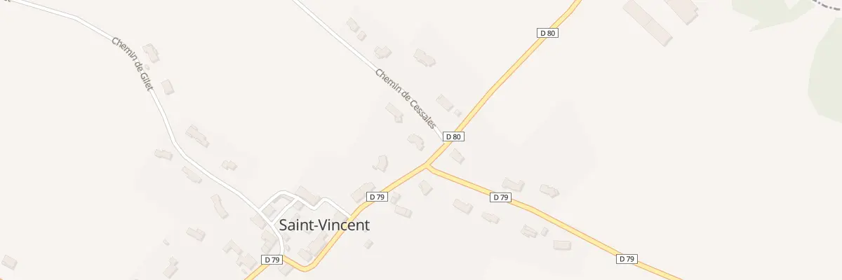 Plan du 5000 Village à Saint-Vincent