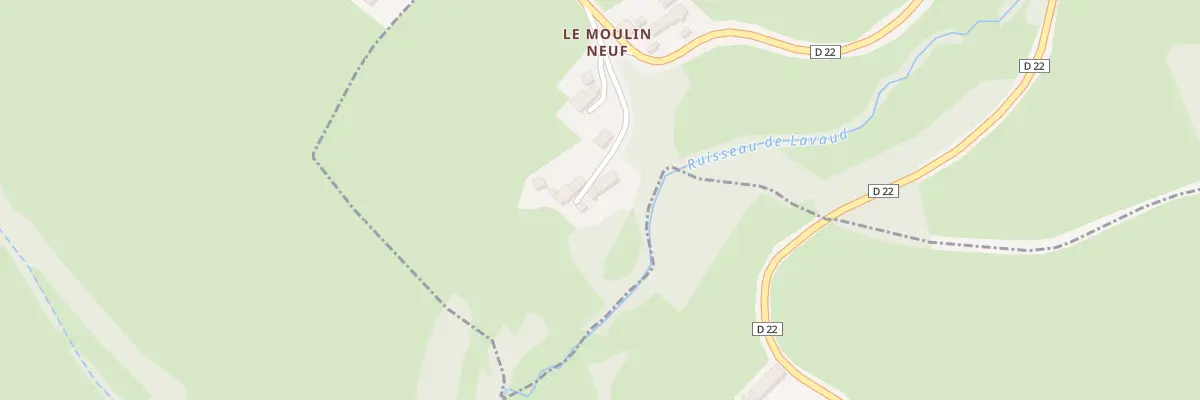Plan du 5415 Le Moulin Neuf à Méasnes
