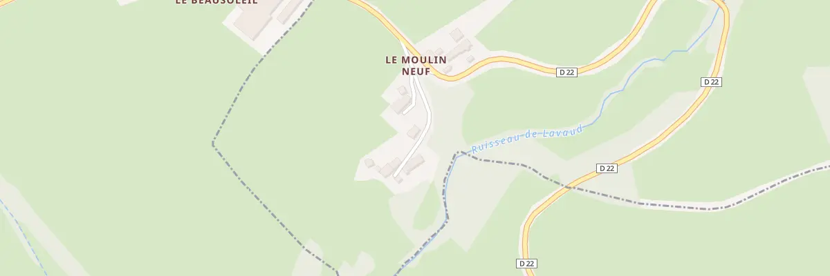 Plan du 7 Le Moulin Neuf à Méasnes