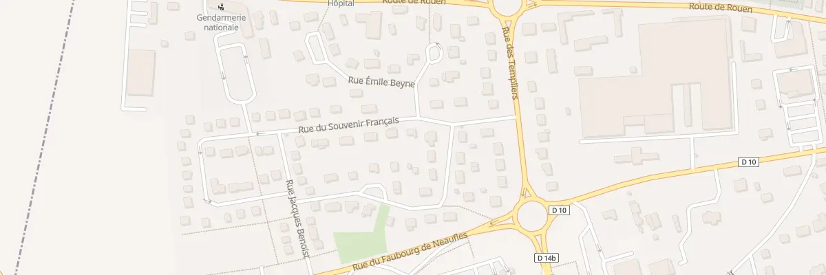 Plan du 7 Rue des Bleuets à Gisors