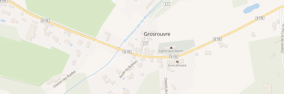 Plan du 1 Rte des Aubris à Grosrouvre