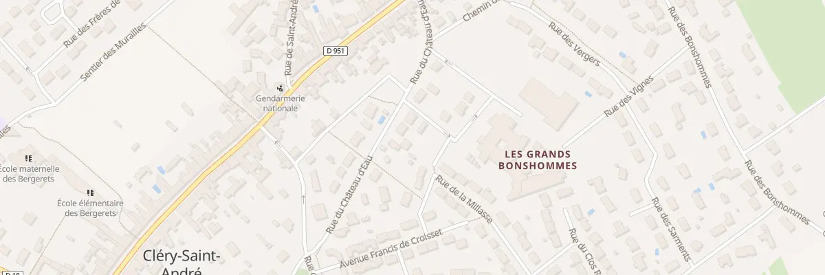 Plan du 188 Rue du Château d’Eau à Cléry-Saint-André
