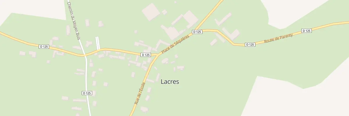 Plan du 50 Pl de Sequieres à Lacres
