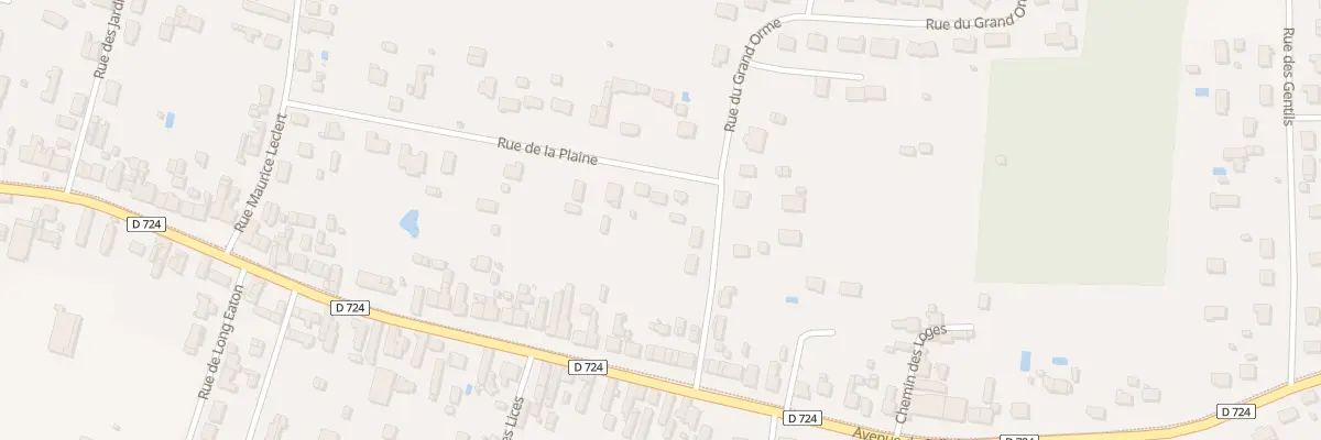 Plan du 38 Rue de la Plaine à Romorantin-Lanthenay