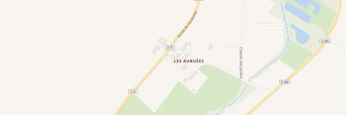 Plan du 5153 Les Aubuees à Liniez