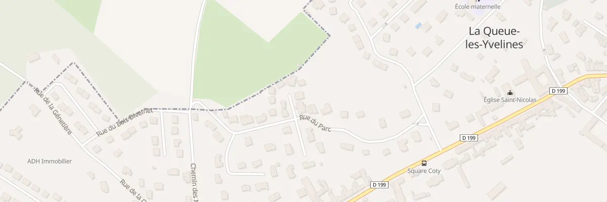 Plan du 2 Rue des Tilleuls à La Queue-les-Yvelines