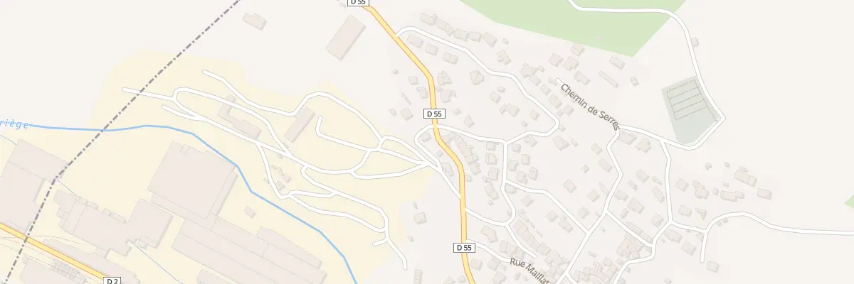Plan du 19 Rte du Stade à Luzenac