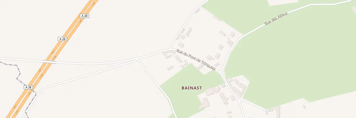 Plan du 8 Rue du Pont de Trinquies à Béhen