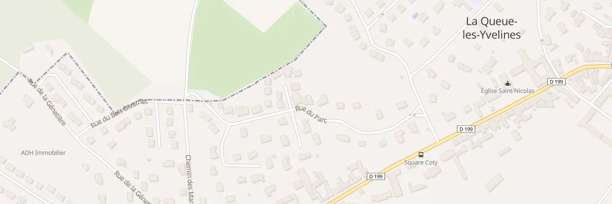 Plan du 12B Rue du Parc à La Queue-les-Yvelines