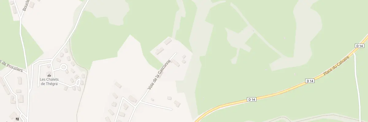 Plan du 5085 Bardies à Thégra