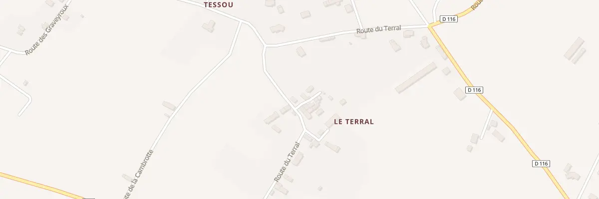Plan du 5097 Le Terral à Tauriac