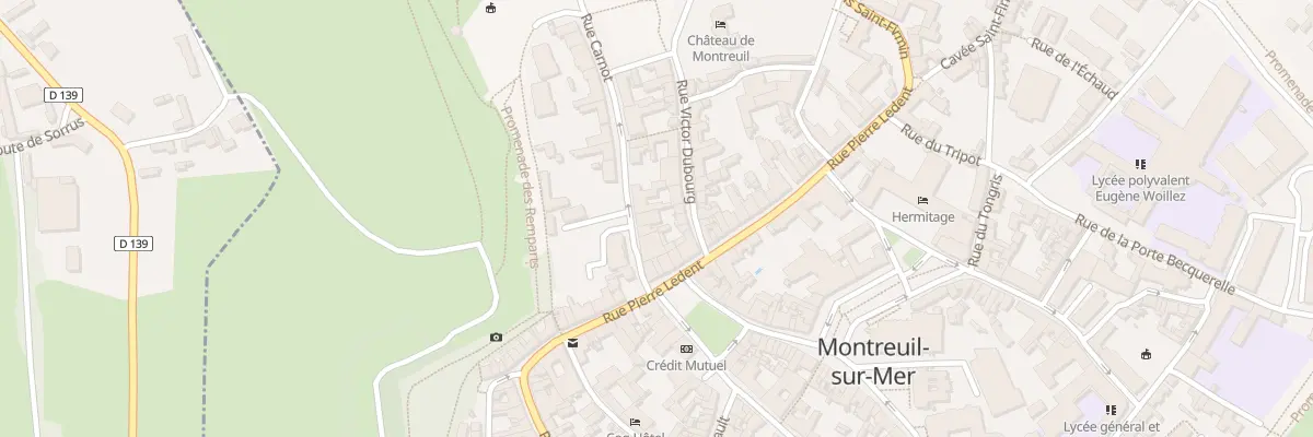 Plan du 6B Rue Carnot à Montreuil-sur-Mer