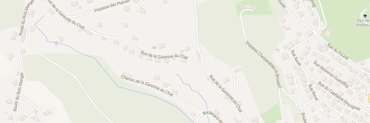 Plan du 23 Rue de la Garenne du Chat à Tulle