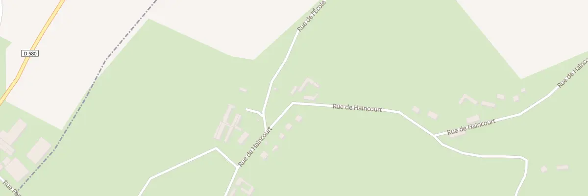 Plan du 21 Rue de Haincourt à Hécourt