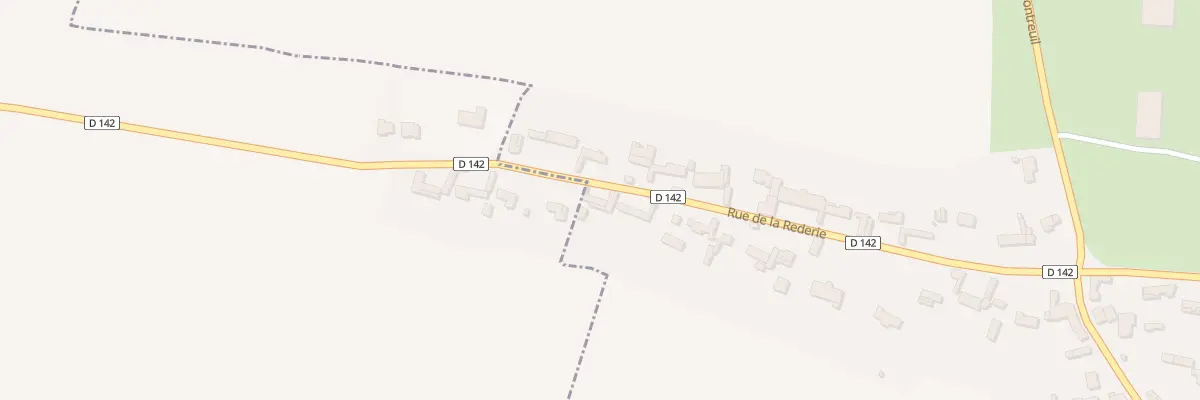 Plan du 25 Rue de la Réderie à Boisjean