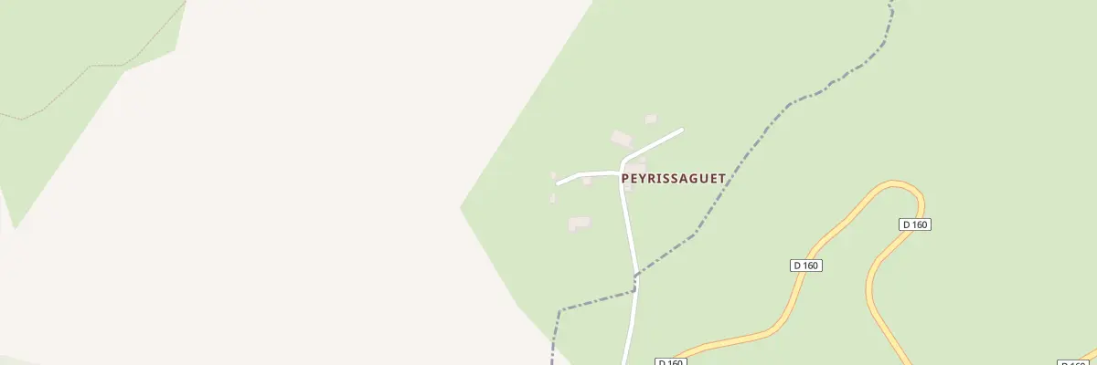 Plan du 5000 Peyrissaguet à Chamberet