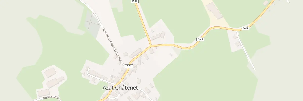 Plan du 2 Le Bourg à Azat-Châtenet
