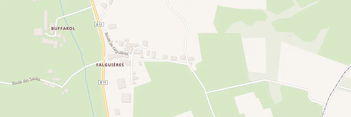 Plan du 5008 Falguieres à Thégra