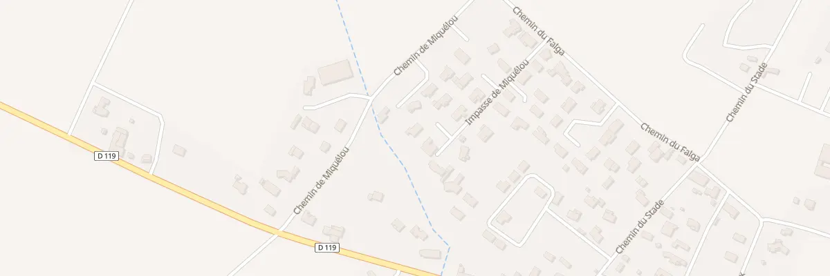 Plan du 10 Lot de Miquélou à Rieucros