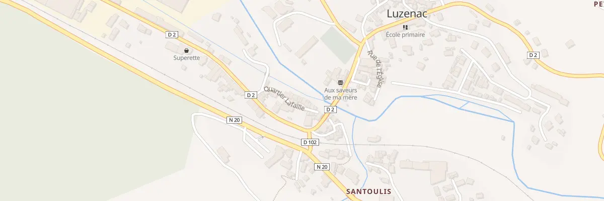 Plan du 12 Qua Lafaille à Luzenac