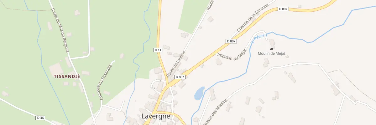 Plan du 5040 Lavergne à Lavergne