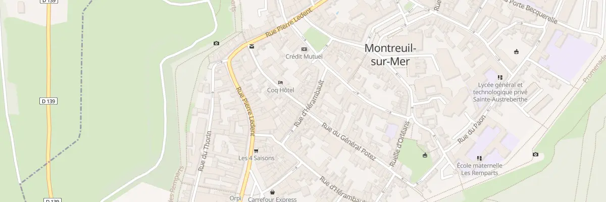 Plan du 20 Rue d’Hérambault à Montreuil-sur-Mer
