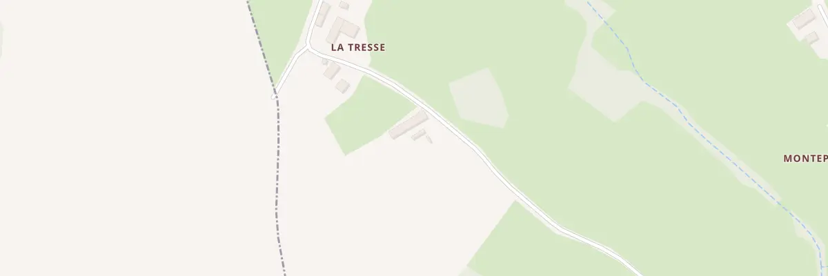 Plan du 1 La Tresse à Méasnes