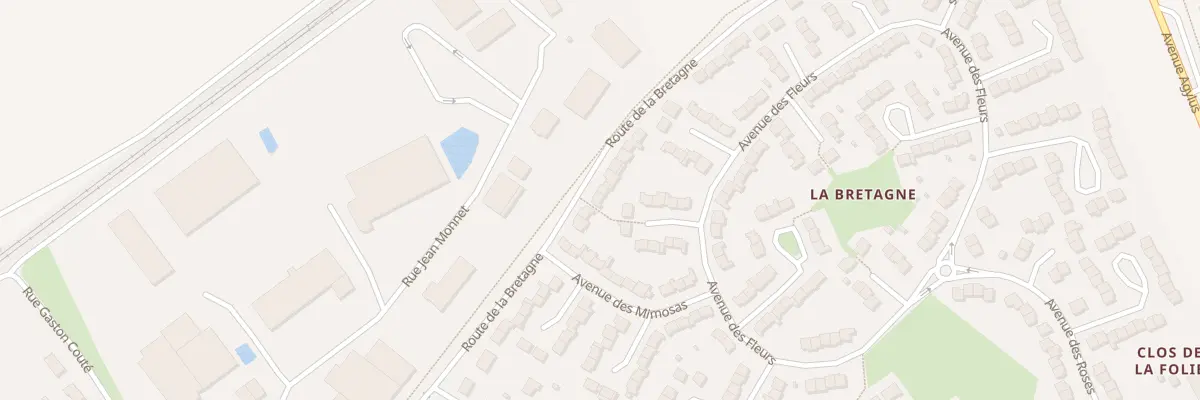 Plan du 40 Rte de la Bretagne à Saint-Ay