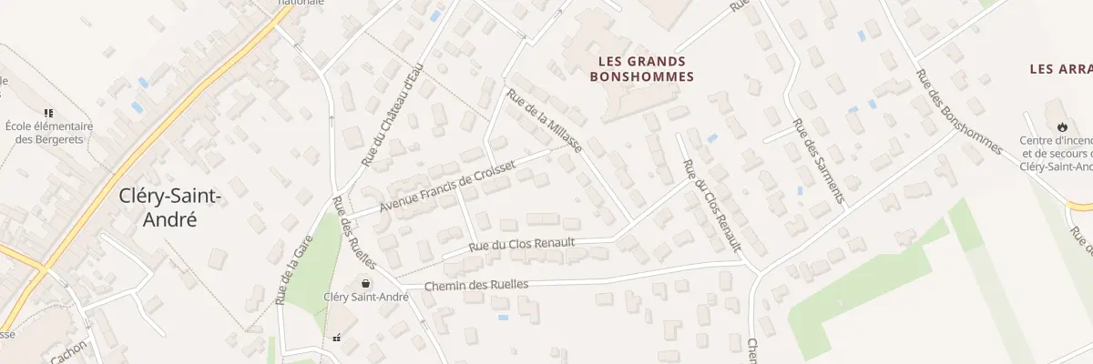 Plan du 24 Av Francis de Croisset à Cléry-Saint-André