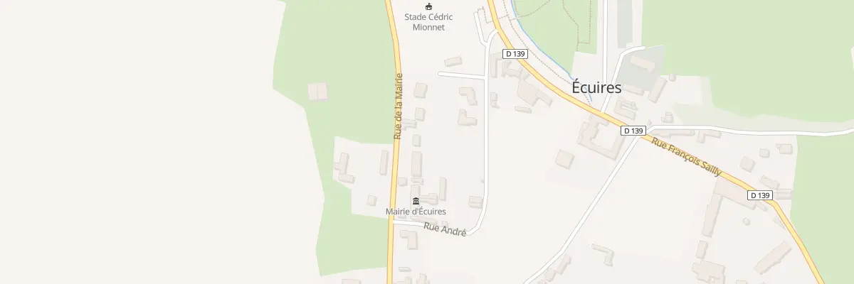 Plan du 261 Rue de la Mairie à Écuires