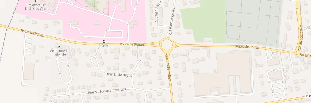 Plan du 2 Rue des Templiers à Gisors
