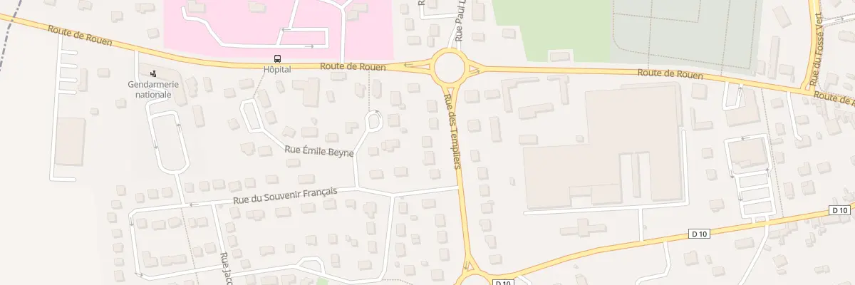 Plan du 8 Rue des Templiers à Gisors