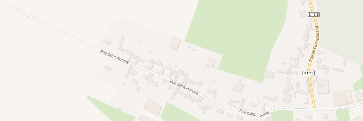 Plan du 20 Rue Saint Honoré à Sailly-Flibeaucourt